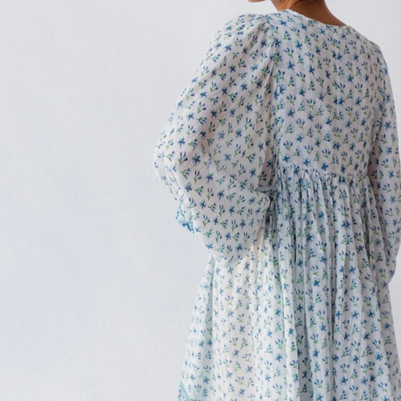 Kyra Mini Dress ~ Azure - Picture 3 of 8